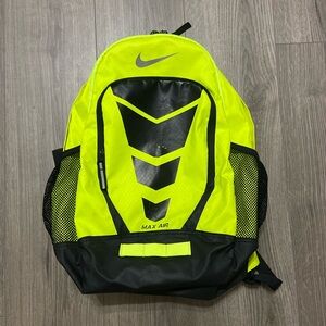 Nike Max Air Backpack in Neon Yellow and Black